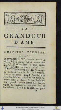 Chap. I. Des Idées.