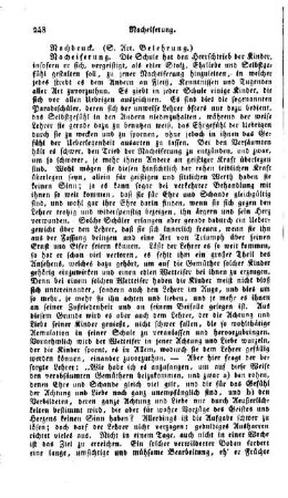 Nachdruck, (s. Art. Belehrung)