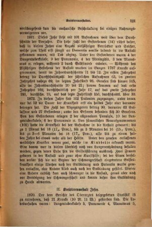 General-Bericht über die Sanitäts-Verwaltung im Königreich Bayern. 9. 1873. - 1875