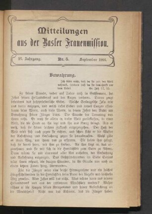 Nr. 5. September 1916