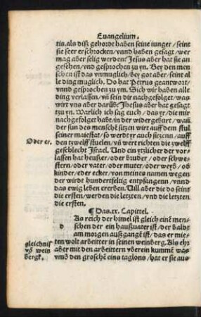 Das .xx. Capittel.