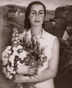 Mädchen mit Blumen
