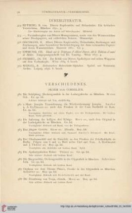 Dürerliteratur (Nr. 374-379)