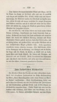 138-141 Zum katholischen Kirchenlied