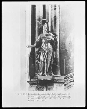 Linke Seitenfigur - Die heilige Agatha