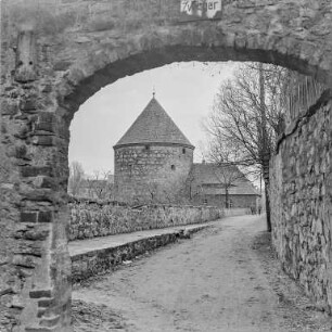Bautzen, Altstadt : Bautzen. Gerberbastei. Ansicht von Westen