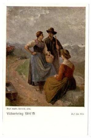 Völkerkrieg 1914/15 Nr. 180m: Auf der Alm (Silberstein)