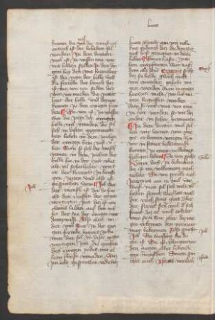 Fragment einer Urkunde