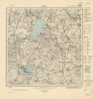 2080 (alte Nr.: 711) Stuhm, Meßtischblatt (4cm - Karte)