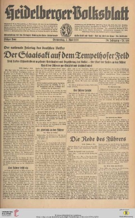 Nr. 101 - Nr. 110 (2. Mai - 13. Mai)