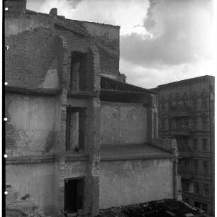 Negativ: Ruine, Kulmer Straße 22, 1950