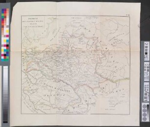 Pologne sous Stanislav Auguste en 1770 : (copie de la carte de Lelewel)