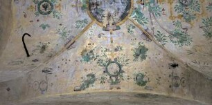 Renaissance-Deckenmalerei — Wappen Hohenzollern und Getier