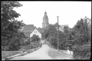 Frohburg. Blick vom Schloss