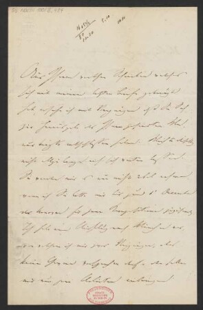 Brief an B. Schott's Söhne : 25.11.1855