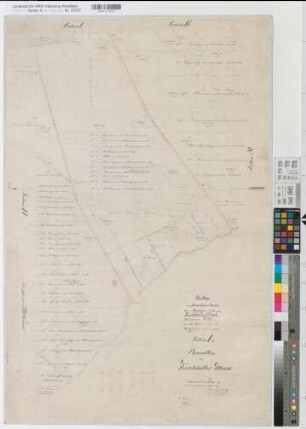Kirchhellen (Bottrop), Teilung der Kirchheller Mark, Bl.11 Brouillonkarte Sektion L