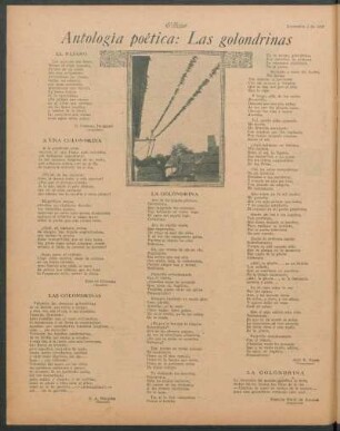 Antología poética: Las golondrinas
