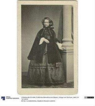 Porträt der Maria Anna von Bayern, Königin von Sachsen