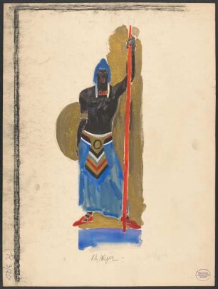 [Figurine: Neger : 12 Kostüme]