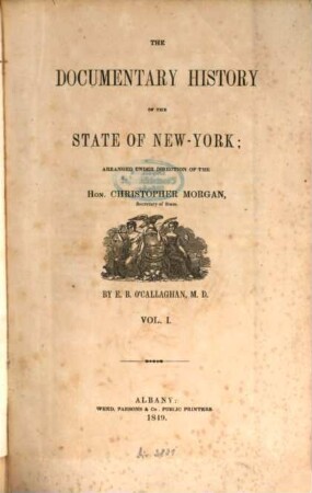 The documentary history of the state of New-York, 1