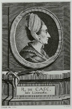 Anna Rosina Liszewska (Lisiewski), verw. Matthieu, verehel. von Gasc