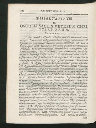 Dissertatio VIII. De Osculis Sacris Veterum Christianorum.
