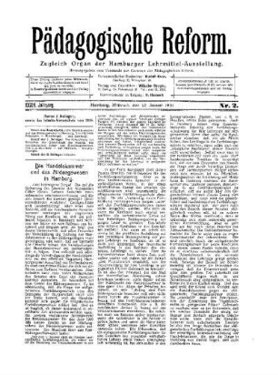 Die Handelskammer und das Bildungswesen in Hamburg