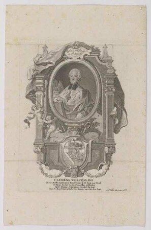 Bildnis des Clemens Wenceslavs Archi Episcopus Trevirensis