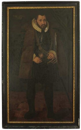 Ganzfigurenporträt des Pfalzgrafen und Kurfürsten Ludwig VI. von der Pfalz (Simmern 1539 - Heidelberg 1583 )