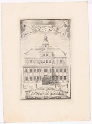 Königliches Pädagogium und Waisenhaus, Züllichau: Aufriss