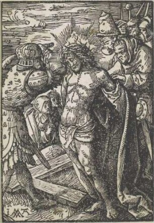 Christus wird seiner Kleider beraubt, Blatt 48 (von 66) aus der Serie "Die Kleine Passion"