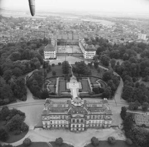 Herzogliches Museum und Schloss Friedenstein in Gotha : Blickrichtung Nordwesten