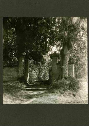 Friedhof, Eingang z. alten Teil