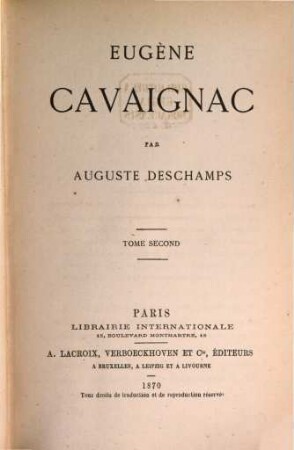 Eugène Cavaignac, 2