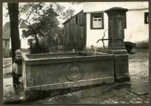 Laufbrunnen, 1840. Trog 1911
