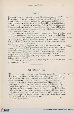 ⟦Steinhofen⟧