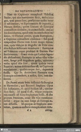 [De Metaphrasibus Judicium]