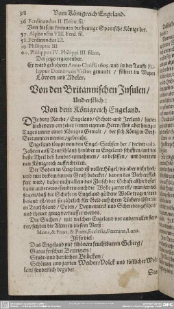 Von den Britannischen Insuln