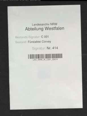 Beabsichtigte Wiedereinlösung der verpfändeten Hälften von Marsberg, Kogelnberg und Volkmarsen