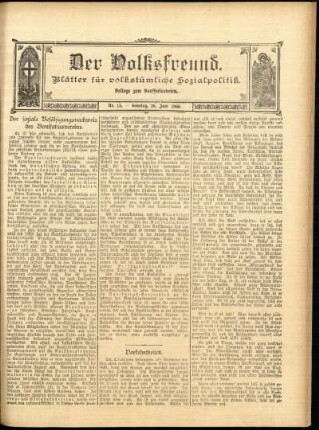 Ausgabe vom Sonntag, den 28. Juni 1908.