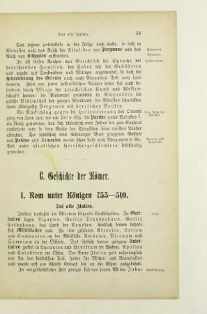 I. Rom unter Königen 753 - 510