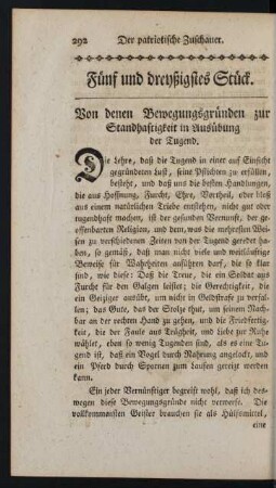 Fünf und dreyßigstes Stück