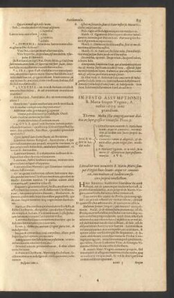 In Festo Assumptionis B. Mariae semper Virginis, Avesnis 1609 ...