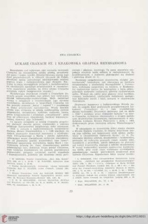 34: Łukasz Cranach st. i krakowska grafika renesansowa