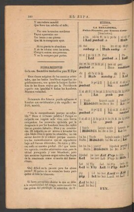 Pensamientos de la Sra. Swetchine, traducidos para "El Zipa". : [Traducción]