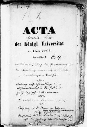 Das Prosektorat am Anatomischen Institut