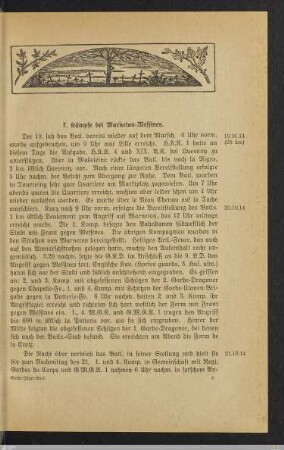 7. Kämpfe bei Warneton- Messines