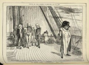 On board H.M.S. "Opposition," (May 1880.) (With Punch's apologies to William Quiller Orchardson, R.A.)