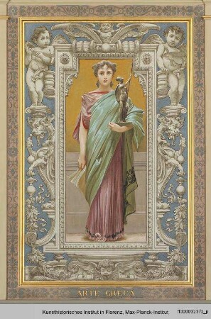 Ausmalung des Treppenhauses im Palazzo Grifoni Budini Gattai : Weibliche Allegorien