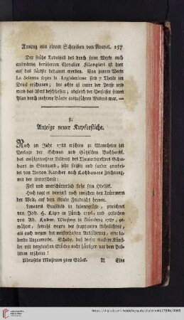 9: Anzeige neuer Kupferstiche